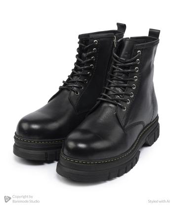 نیم بوت چرم طبیعی مردانه بالون مدل j17