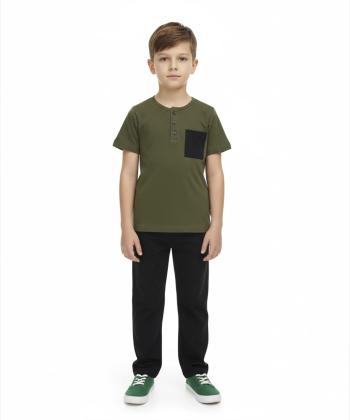 ست تیشرت و شلوار نخی پسرانه مادر مدل Sivan