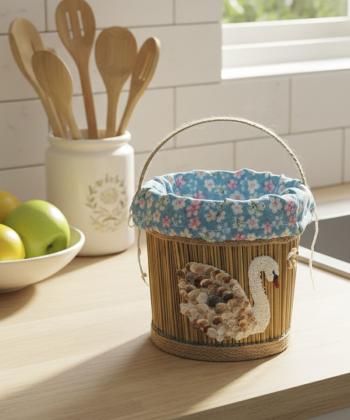 سبد صنایع دستی خانه مد فینوس کد 1429486