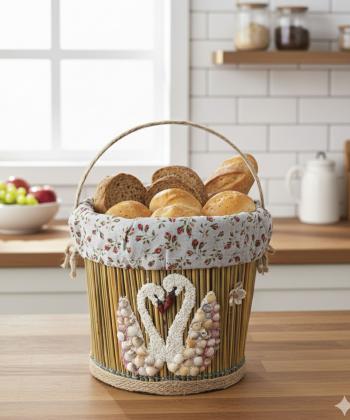 سبد صنایع دستی خانه مد فینوس کد 1429488