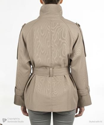 بارانی کوتاه زنانه نارین مد مدل 806