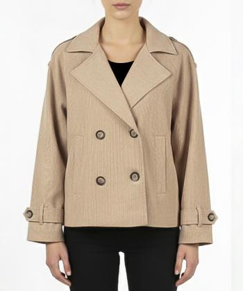 بارانی کوتاه زنانه نارین مد مدل 804