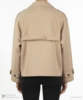 بارانی کوتاه زنانه نارین مد مدل 804