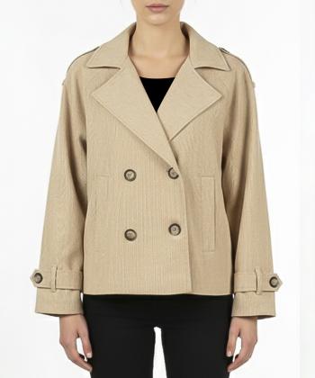 بارانی کوتاه زنانه نارین مد مدل 804