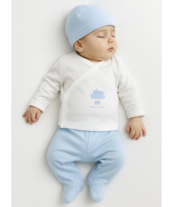 ست بلوز، شلوار و کلاه نوزادی فیروز Firooz مدل Savin
