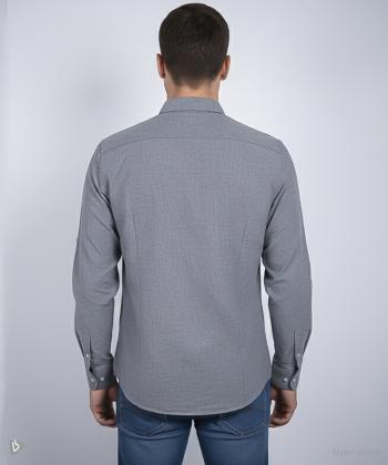 پيراهن آستين بلند مردانه سايز بزرگ برند پي لس كد AM4478