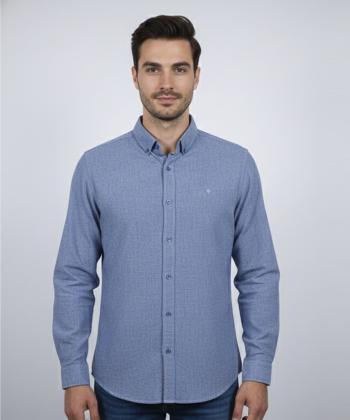پيراهن آستين بلند مردانه برند پي لس كد AM4479