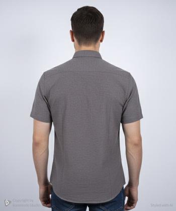 پيراهن آستين كوتاه مردانه برند پي لس كد 1404085