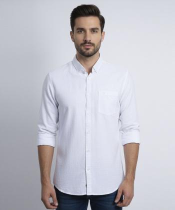 پيراهن آستين بلند مردانه برند پي لس كد AM4477
