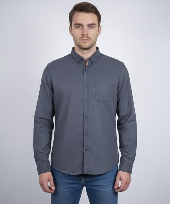 پيراهن آستين بلند مردانه سايز بزرگ برند پي لس كد AM4463