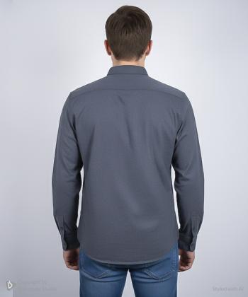 پيراهن آستين بلند مردانه سايز بزرگ برند پي لس كد AM4463