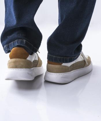 کفش چرم طبیعی مردانه آر ان اس کد 12152622