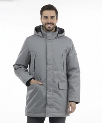 تخفیف کاپشن کلاه دار مردانه جین وست مدل 24122507