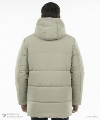 کاپشن کلاه دار مردانه جوتی جینز مدل 24123010