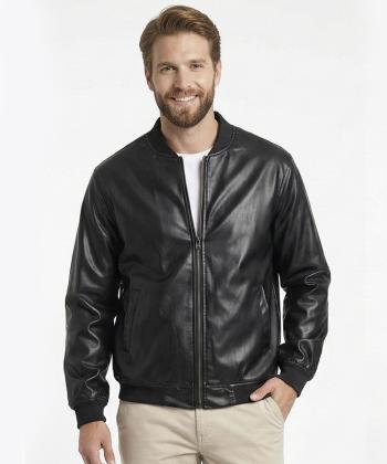 کاپشن چرم مردانه بالون Balloon کد 9919