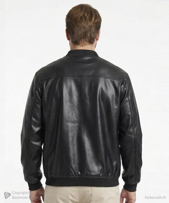 کاپشن چرم مردانه بالون Balloon کد 9919