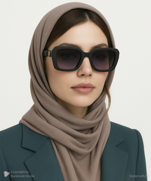عينك آفتابي زنانه ساتين مدل W45AH