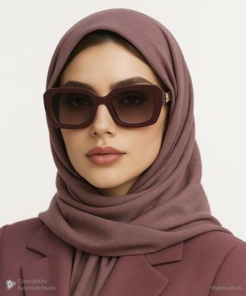 عينك آفتابي زنانه ساتين مدل W45AH