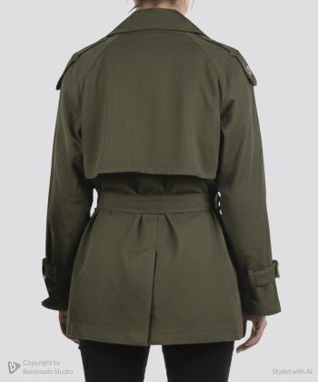 بارانی کوتاه زنانه بهبود مدل 101015