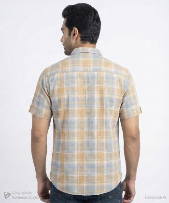 پیراهن آستین بلند مردانه برند پی لس مدل 14040817