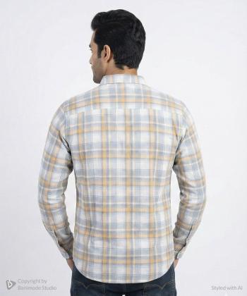 پیراهن آستین بلند مردانه برند پی لس مدل 14040817