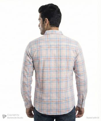 پیراهن آستین بلند مردانه برند پی لس مدل 14040817