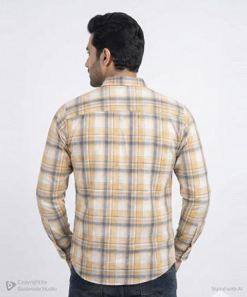 پیراهن آستین بلند مردانه برند پی لس مدل 14040817