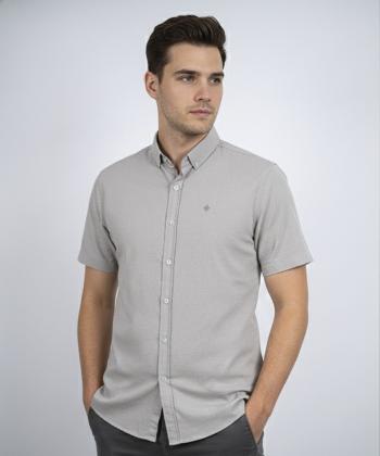 پيراهن آستين كوتاه مردانه برند پي لس كد 1404086