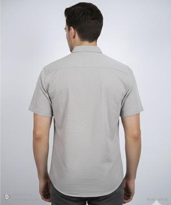 پيراهن آستين كوتاه مردانه برند پي لس كد 1404086