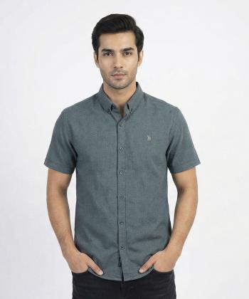 پيراهن آستين كوتاه مردانه برند پي لس كد 1404084