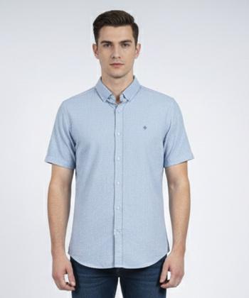 پيراهن آستين كوتاه مردانه برند پي لس كد 1404086