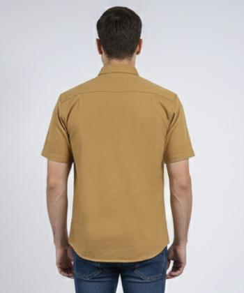 پيراهن آستين كوتاه مردانه برند پي لس كد 1404086