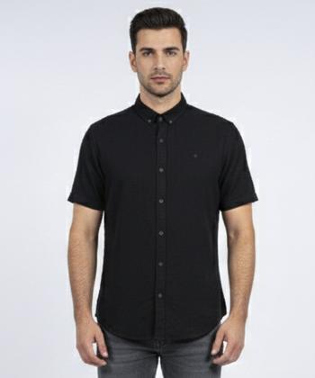 پيراهن آستين كوتاه مردانه برند پي لس كد 1404085