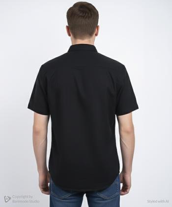 پيراهن آستين كوتاه مردانه برند پي لس كد 1404089