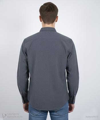 پيراهن آستين بلند مردانه برند پي لس كد 14040811