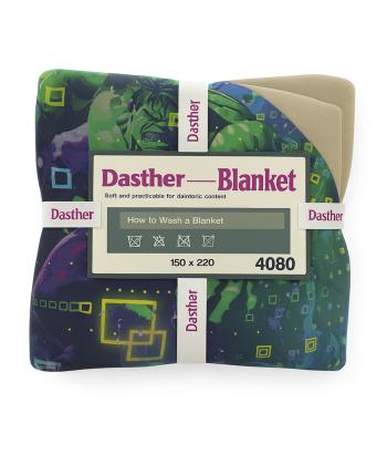 نیم ست پتو یک نفره و روبالشی بچگانه دو تکه دستر کد 2125159999090