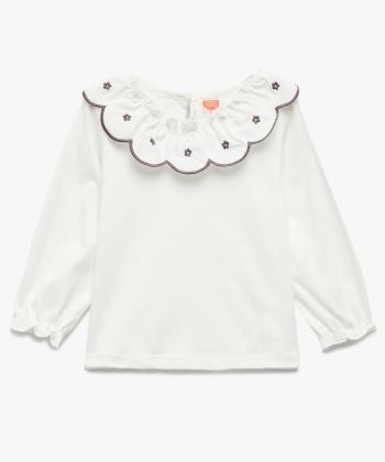 تيشرت آستين بلند نوزاد دخترانه كوتون كد 6WMG10090AK