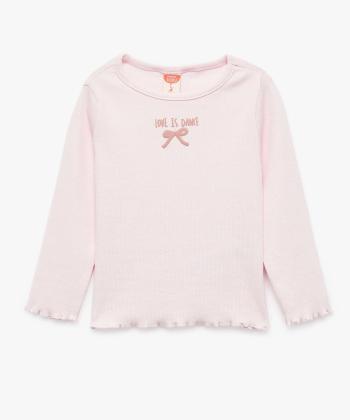 تيشرت آستين بلند نوزاد دخترانه كوتون كد 6WMG10057AK