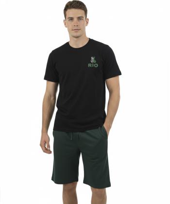ست تیشرت و شلوارک راحتی مردانه مادر مدل Rio