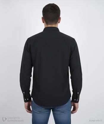 پيراهن آستين بلند مردانه برند پي لس كد 14040811