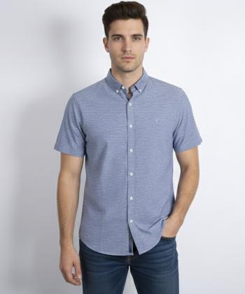 پيراهن آستين كوتاه مردانه برند پي لس كد 1404083