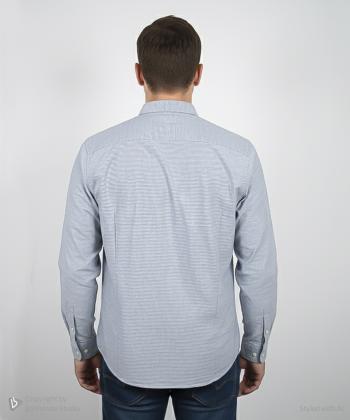 پيراهن آستين بلند مردانه سايز بزرگ برند پي لس كد AM4473