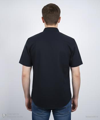 پيراهن آستين كوتاه مردانه برند پي لس كد 1404086