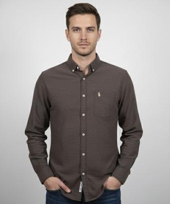 پيراهن آستين بلند مردانه برند پي لس كد AM4477