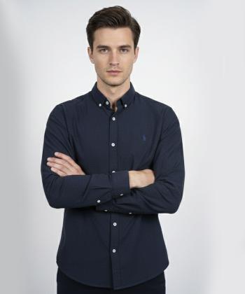 پيراهن آستين بلند مردانه سايز بزرگ برند پي لس كد AM4464