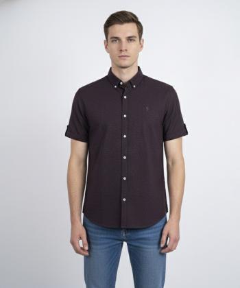 پيراهن آستين كوتاه مردانه برند پي لس كد 1404083