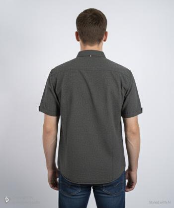 پيراهن آستين كوتاه مردانه برند پي لس كد 1404084