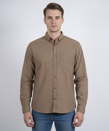 پيراهن آستين بلند مردانه سايز بزرگ برند پي لس كد AM4459