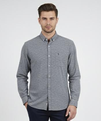 پيراهن آستين بلند مردانه برند پي لس كد AM4477