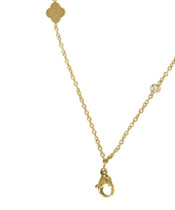 دستبند ونکلیف زنانه استیل ستراس مدل 103